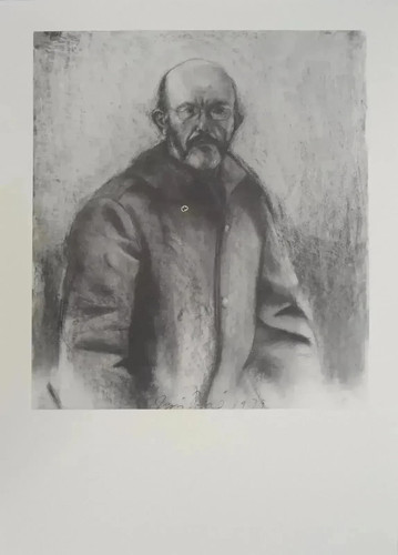 Jim dine autoportrait au - autoportrait,