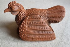 Ancienne Poule en Terre cuite  Poterie Pottery Chicken