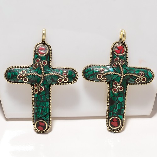 Pendentif croix photos - 2,