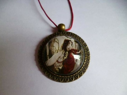Collier pendentif bronze - collier,