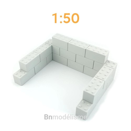 Lot blocs béton - 20,