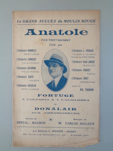Anatole fox trot shimmy - anatole, fox-trot