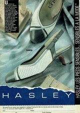 Publicité Advertising 920 1983  Hasley  chaussures  pieds sensibles  Tmemcen