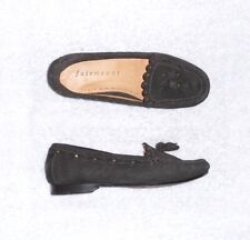 FAIRMOUNT mocassins  cuir daim vert bronze  P 35 (5 M) TBE