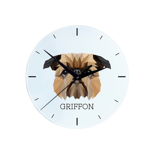 Griffon bruxellois horloge