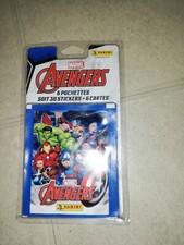 PACK PANINI MARVEL AVANGERS 6 POCHETTES SOIT 30 STICKERS + 6 CARTES NEUF SCELLE