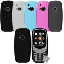 Housse etui coque pochette silicone gel fine pour Nokia 3310 (2017) + film ecran