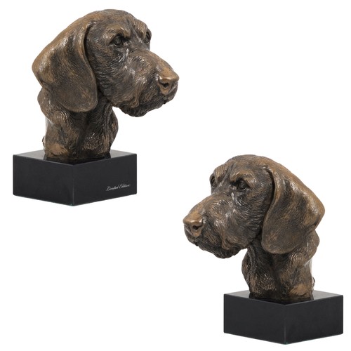 Teckel poil dur statuette - à,