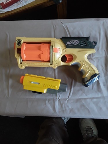 Nerf maverick rev dart toy - nerf,