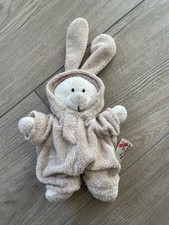 Doudou Peluche Ours Nicotoy The Baby Collection Beige Bar Déguisé Lapin Marron