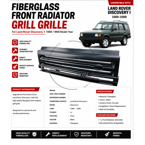 Grille radiateur avant land - grille,