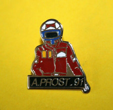 Pin's lapel pin pins F1 FORMULE 1  A. PROST 91 en combinaison FERRARI MARLBORO