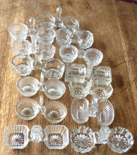 lot de 13 salerons ancien en