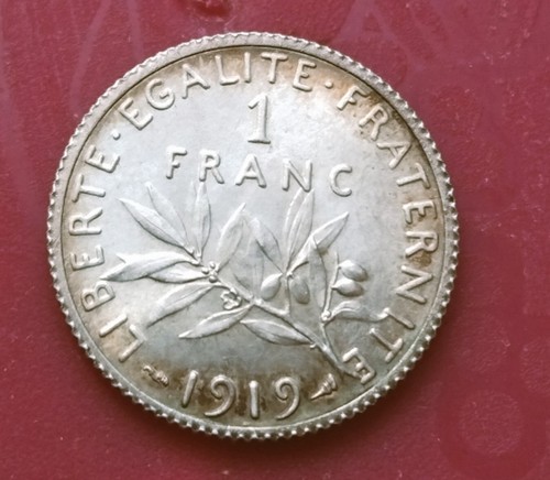 Franc semeuse argent 1919 - franc,