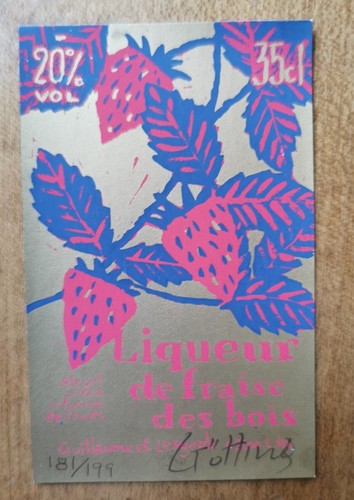 Gotting étiquette liqueur