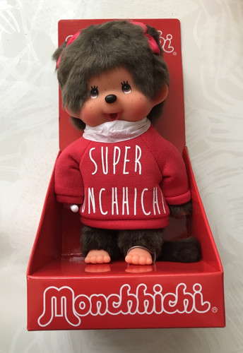 Monchhichi peluche sweat rouge - monchhichi,