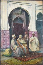 Ancien Tableau "Dans la