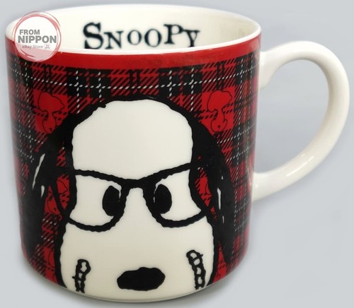 Mug snoopy - mug, (rouge/verres)