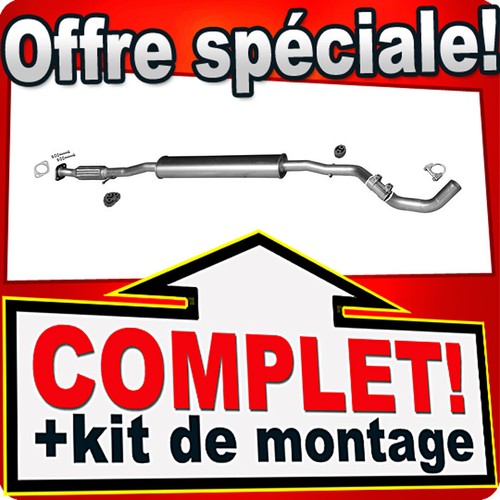 Silencieux intermédiaire pour - silencieux,