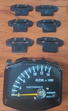 TACHYMÈTRE, COMPTE-TOURS INDUCTIVE MOTOPLAT. KROBER STYLE 14000RPM + 6 RUBBERS