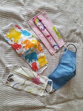 Masques en coton lavables enfants