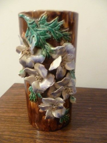 Ancien vase barbotine - ancien,