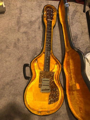 Univox lucite guitar 1970s dan - guitar,