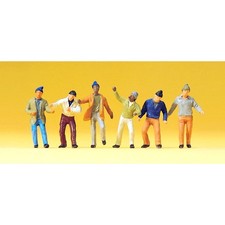 Travailleurs cirque montant la tente - PREISER 20262 - HO 1/87