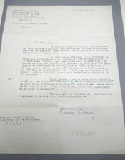 CHARLES PICHON Autographe