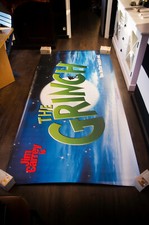 THE GRINCH ? Jim Carrey Huge French Vinyl Banner Vintage Movie Poster Original