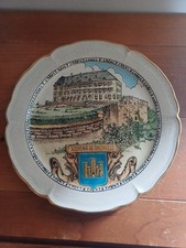 Grand Plat Bleu En Faïence De