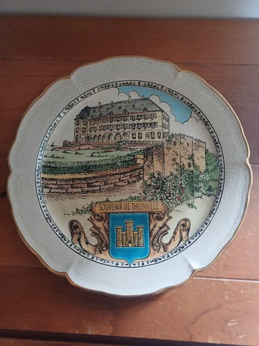 Grand plat bleu - grand,