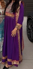Purple Vintage Afghan Dress