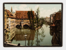 Deutschland, Nürnberg, Heil, Geistspital Vintage photochrom,  photochromie, vi