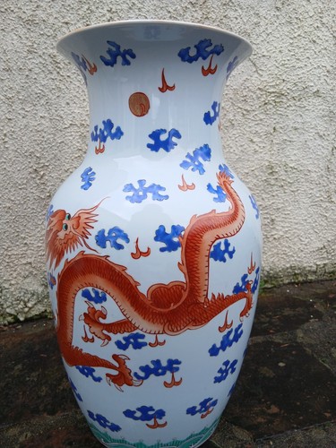 Grand vase chinois - grand, en