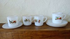 4 TASSES - AUTOMOBILE ANCIENNE