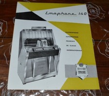 FLYER  Jukebox  EMAPHONE 140  MARCHAND SA SODIMA  