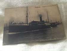 TADLA paquebot de la Cie PAQUET CPA en BE