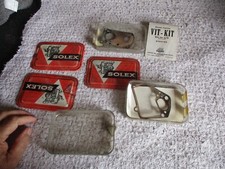 Ancienne Boite vide joint de Carburateur SOLEX (Renault) a sauver lot de 3