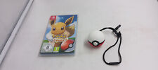 Jeu Nintendo Switch Pokemon Let's Go Evoli + Poke ball Plus