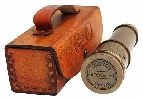 Télescope ancien laiton - ancien, en