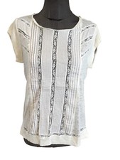 Superbe Haut Lin Dentelle