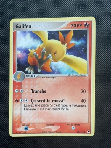 Carte pokémon galifeu - carte,