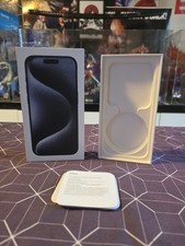 boite iphone 15 Pro Blue Titanium 