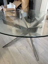 table basse pied araignée en verre et très bon état 