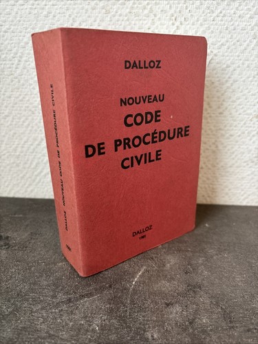 Ancien code dalloz procédure - code,