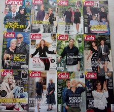 LOT de 21  magazines GALA  recents