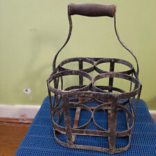 ancien porte bouteilles en métal