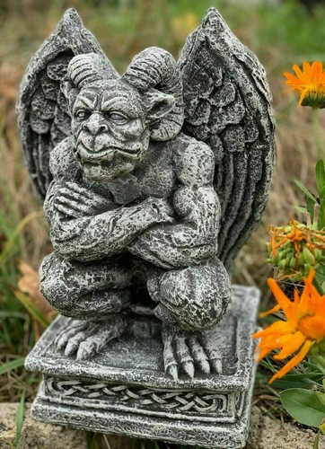Sculpture pierre gargoyle - sculpture,