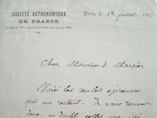 Camille Flammarion envoie les